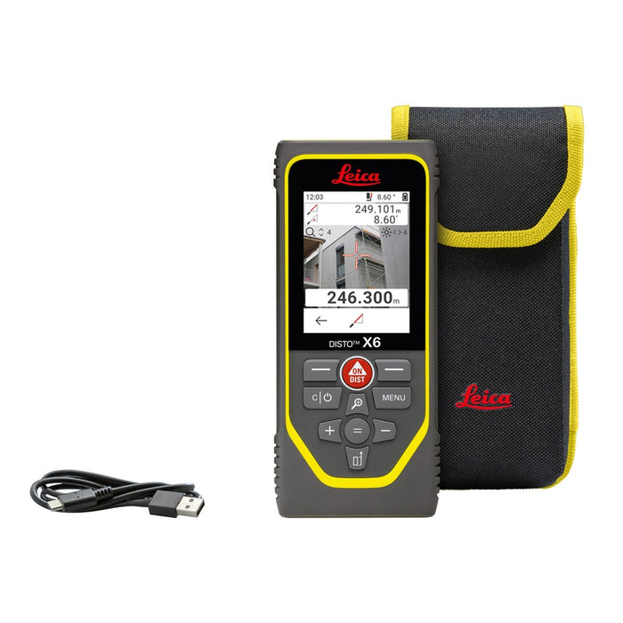 Leica Geosystems Medidor láser Disto X6 de 250 m con cámara