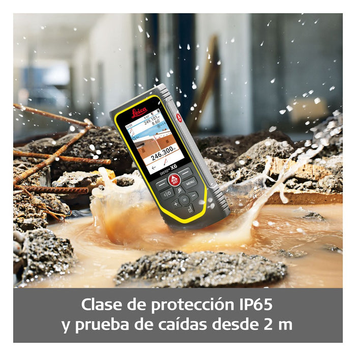 Leica Geosystems Medidor láser Disto X6 de 250 m con cámara