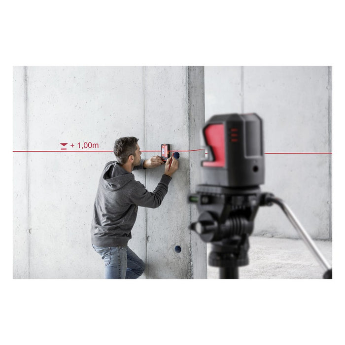 Leica Geosystems Nivel láser de líneas Lino L2s con pilas