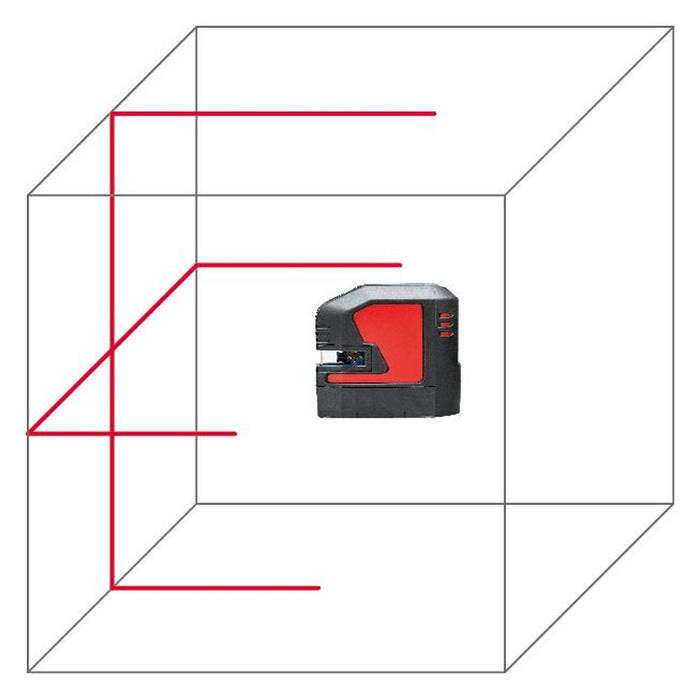Leica Geosystems Nivel láser de líneas Lino L2s con pilas
