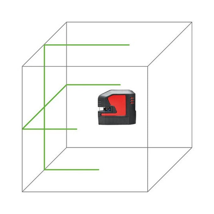 Leica Geosystems Nivel láser de líneas verdes Lino L2Gs con pilas