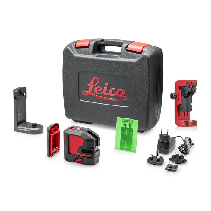 Leica Geosystems Nivel láser de líneas verdes Lino L2G con pilas y/ o batería recargable