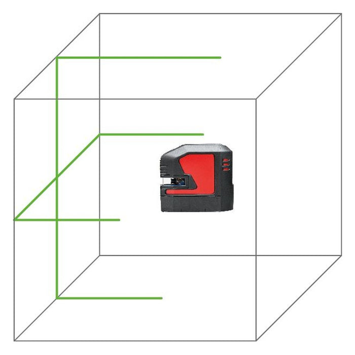 Leica Geosystems Nivel láser de líneas verdes Lino L2G con pilas y/ o batería recargable