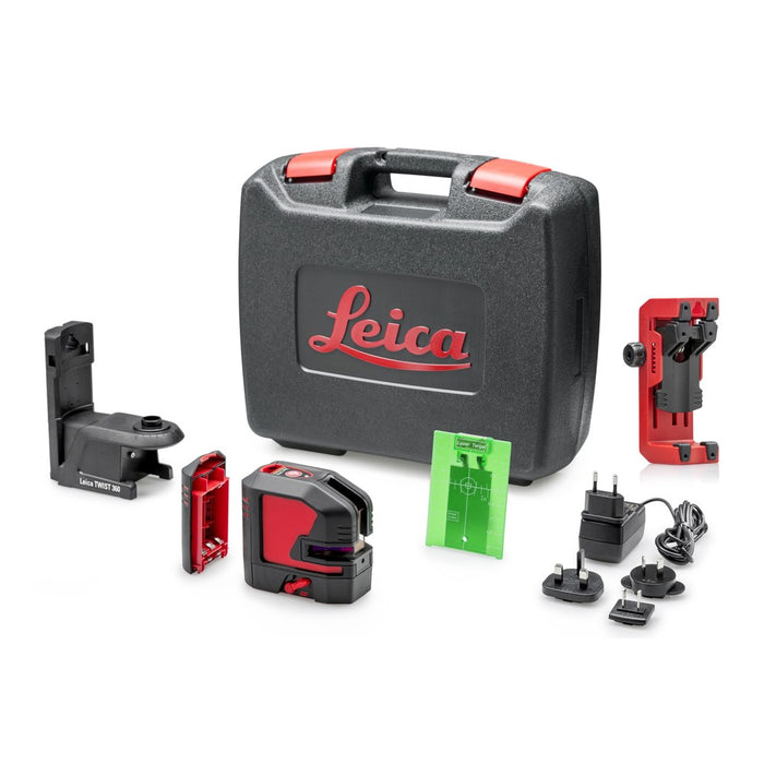 Leica Geosystems Nivel láser de líneas y puntos verdes Lino L2P5G
