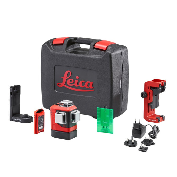 Leica Geosystems Nivel láser de líneas verdes de 360 grados Lino L6G en maletín rígido