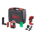 Leica Geosystems Nivel láser de líneas verdes de 360 grados Lino L6G en maletín rígido