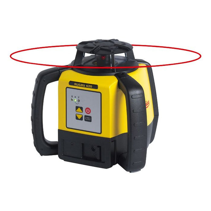 Leica Geosystems Nivel láser rotativo Rugby 620 (Alcance 800 m; Precisión ± 1.5 mm)