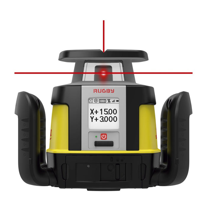 Leica Geosystems Nivel láser giratorio Rugby CLA con batería y cargador