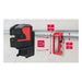 Leica Geosystems Soporte de pared y techo UAL 130 para niveles láser Lino