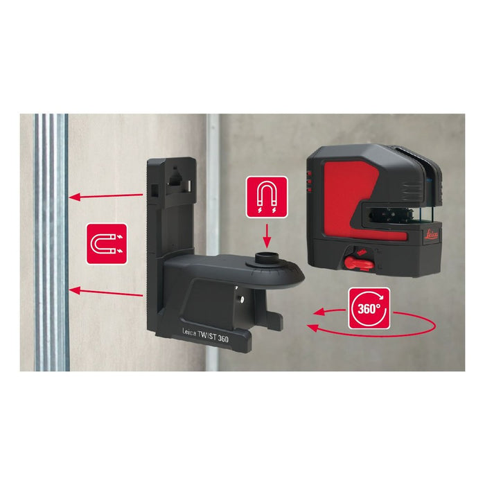 Leica Geosystems Soporte magnético con giro TWIST 360
