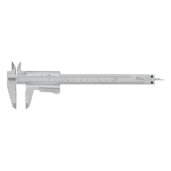 Vogel Calibre pie de rey monobloc DIN 862 150 mm (Bloq. Tornillo)