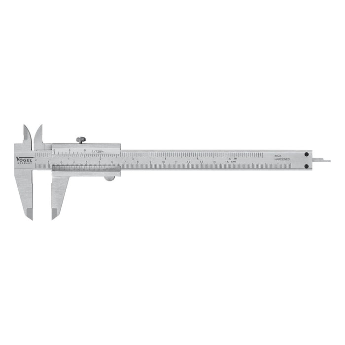 Vogel Calibre pie de rey monobloc DIN 862 150 mm (Bloq. Tornillo)