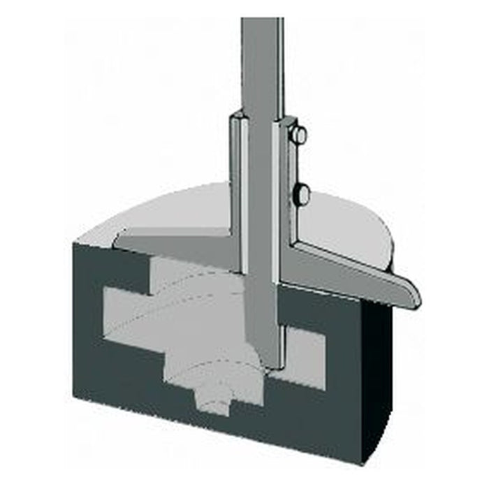 Vogel Calibre de profundidad DIN 862, Capacidad 250 mm