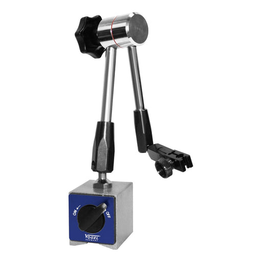 Vogel Soporte universal porta-comparador articulado con bloqueo central, Altura total 400 mm, Base 65x50x55 mm