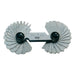 Vogel Juego galgas para radios INOX, 17 láminas