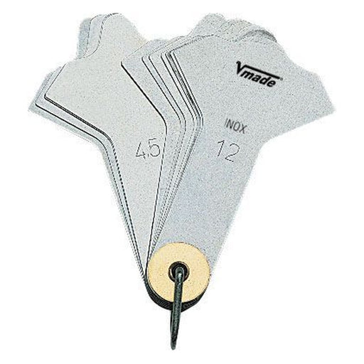 Vogel Juego de galgas de soldadura espesor 3-12 mm (12 láminas)
