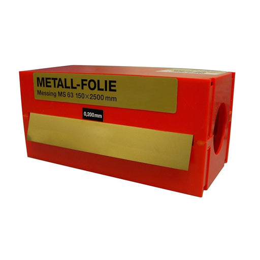 Vogel Rollo fleje calibrado 2,5 m x 150 mm latón (espesor 0,15 mm)