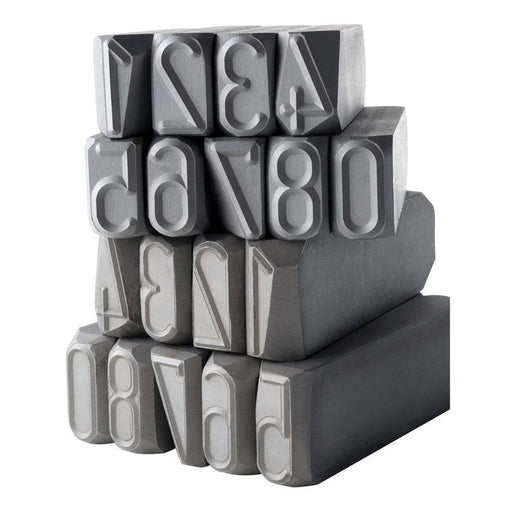 Gravurem Juego numeración medidas especiales 9 piezas (0-9) Standard (20 mm)