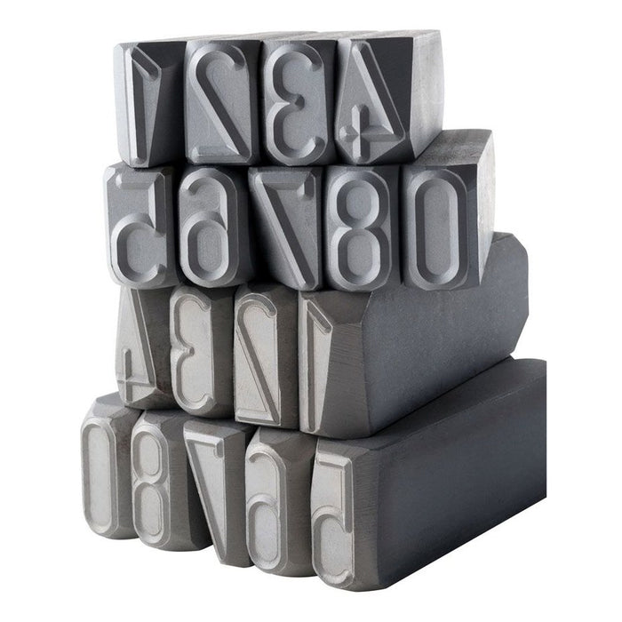 Gravurem Juego numeración medidas especiales 9 piezas (0-9) Standard (20 mm)