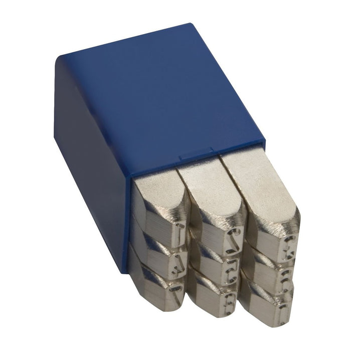 Gravurem Juego numeración Nº 1 extra-extra 9 piezas (0-9) - Especial para acero Inox (4 mm)