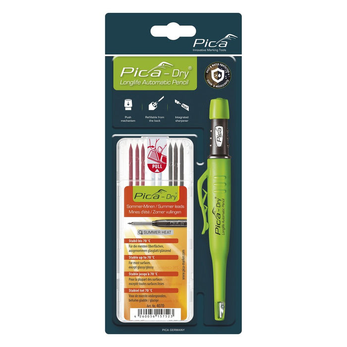 Pica Packs de marcador 3030 Pica-Dry® y estuche de 8 minas 4020