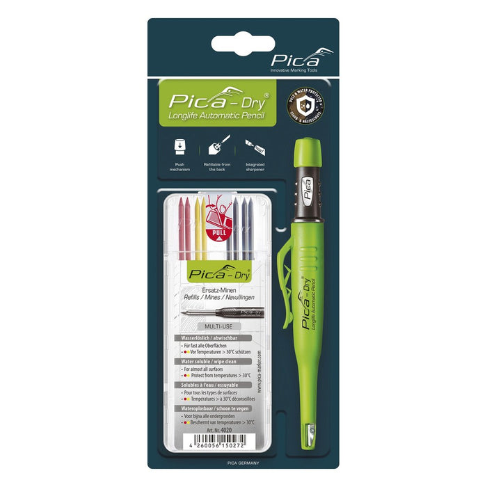 Pica Packs de marcador 3030 Pica-Dry® y estuche de 10 minas 4030