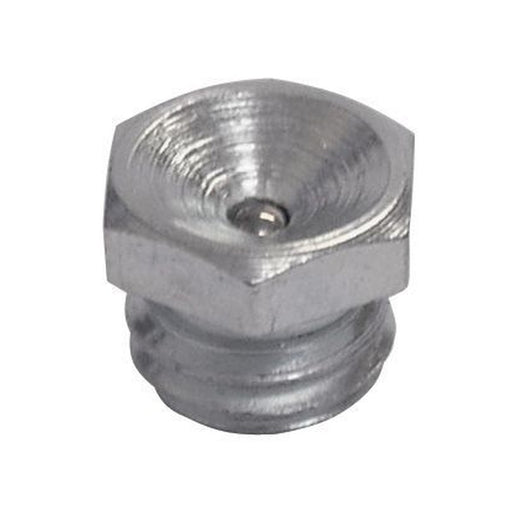Umeta 25 Engrasadores cóncavos recto auto-roscante tipo D1/S (R.8x1 x L.8.5 x Ø9 acero)