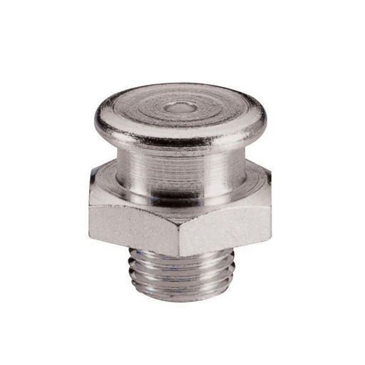Umeta 25 Engrasadores rectos de cabeza plana DIN 3404 tipo M22 (R.1/4\"-19 BSPP x L.21.5 x Ø22 acero)