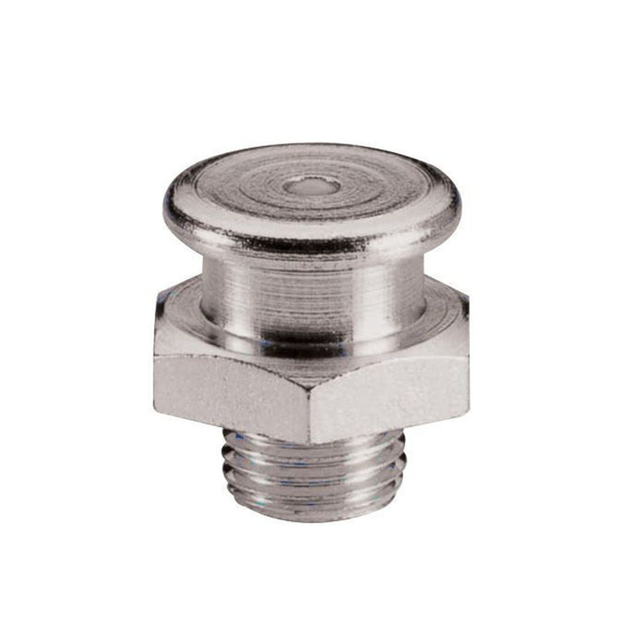 Umeta 100 Engrasadores rectos de cabeza plana DIN 3404 tipo M22 (R.3/8"-19 BSPP x L.21.5 x Ø22 acero)