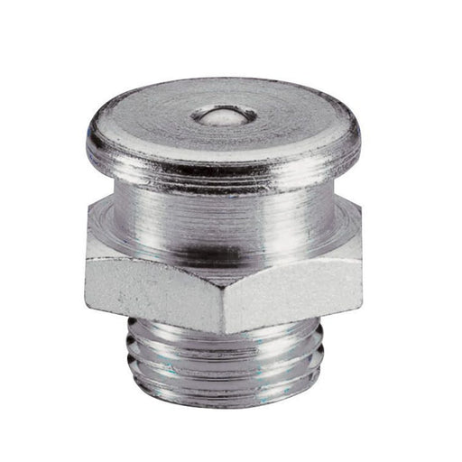 Umeta 25 Engrasadores rectos de cabeza plana DIN 3404 tipo M22/L (R.1/4\"-19 BSPP x L.28 x Ø22 acero)