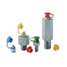 Umeta Caja de 100 tapones U-SK-RL rojos