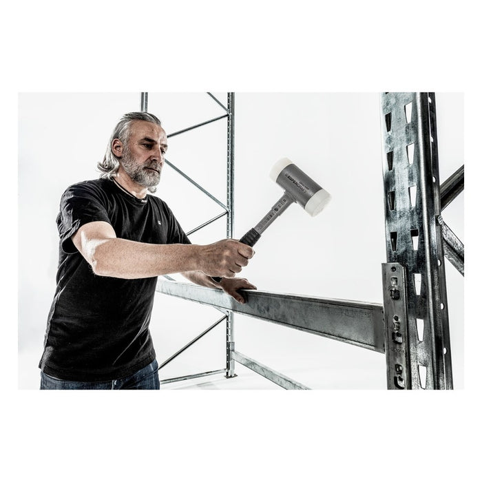 Halder Maza anti rebote mango metálico Supercraft Ø 45 mm