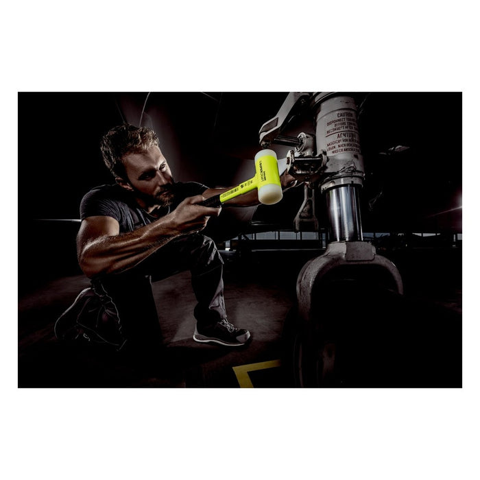 Halder Maza anti rebote metálico amarillo Supercraft Ø 30 mm