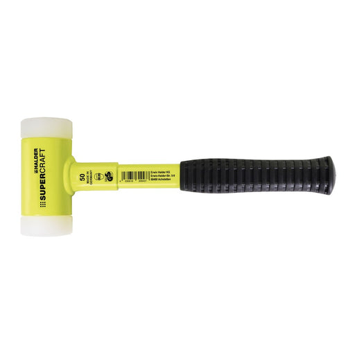 Halder Maza anti rebote metálico amarillo Supercraft Ø 50 mm