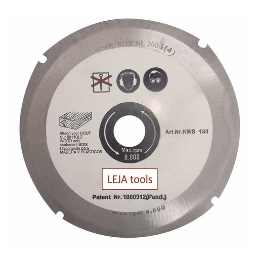 Leja Tools Disco tronzador fresador para amoladoras angulares (Ø 180 mm)