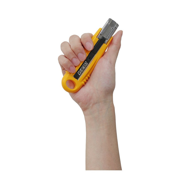 Lote de 24 unidades Olfa Cutter de seguridad con cuchilla trapezoidal de 17,5 mm en bolsa de plástico