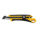 Olfa Cutter con bloqueo manual y cuchilla Excel Black de 18 mm