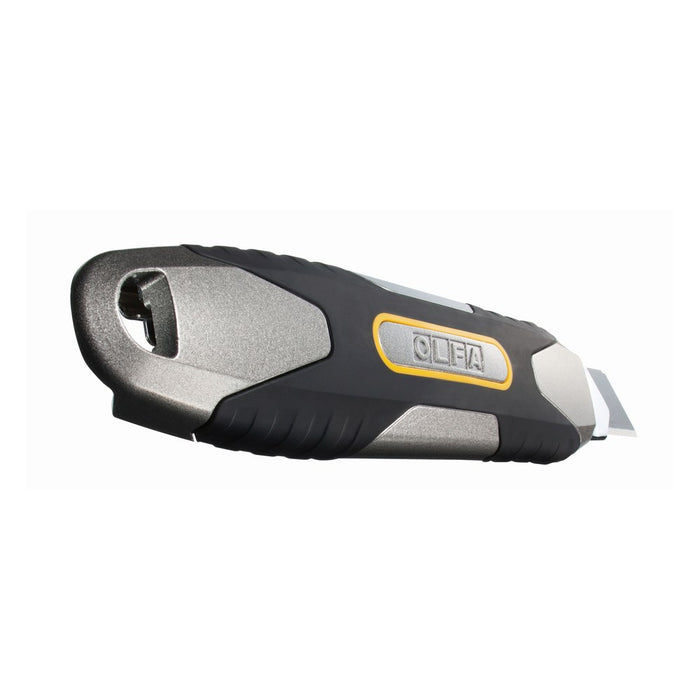 Olfa Cúter de aluminio con bloqueo manual y cuchilla extra afilada de 18 mm