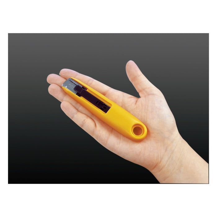 Lote de 24 unidades Olfa Cutter de seguridad con cuchilla trapezoidal de 12,5 mm en bolsa de plástico