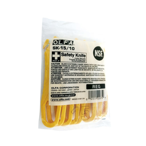 Olfa Pack de 10 cutters de seguridad desechables