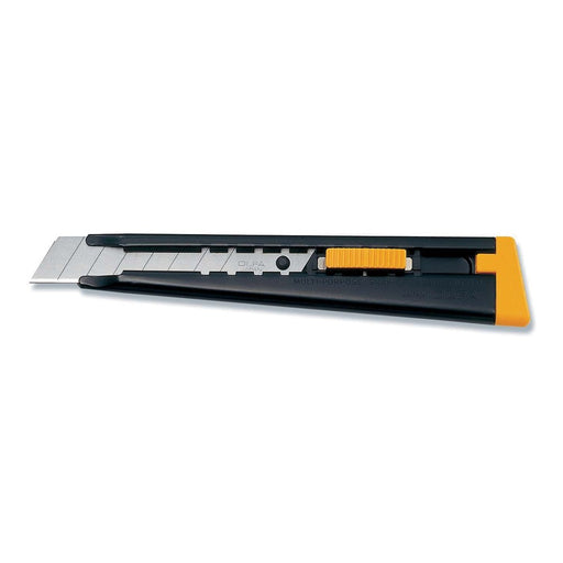 Olfa Cúter con bloqueo automático y mango metálico y cuchilla de 18 mm