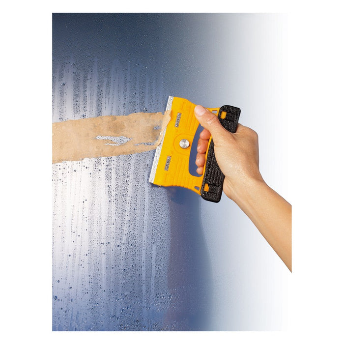 Olfa Rascador de vidrio cuchilla inoxidable con 3 cuchillas extra de 18 mm x 120 mm