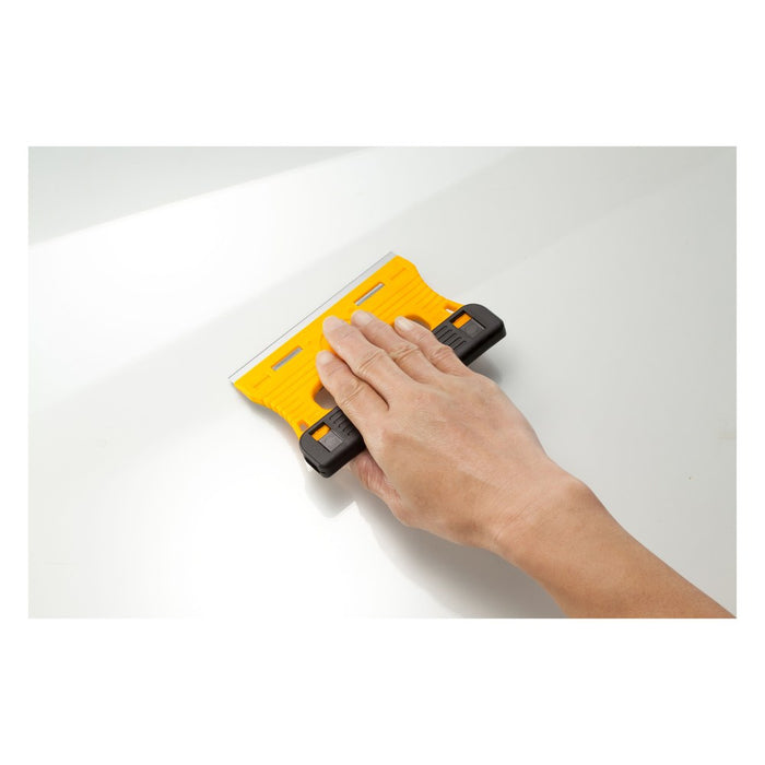 Olfa Rascador de vidrio cuchilla inoxidable con 3 cuchillas extra de 18 mm x 120 mm