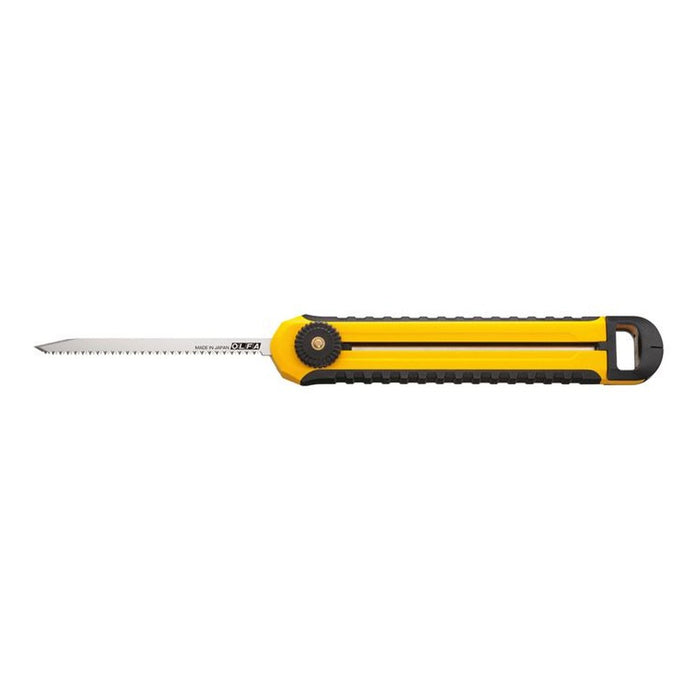 Olfa Cúter con cuchilla troceable de 12,5mm + sierra de punta afilada en un solo mango