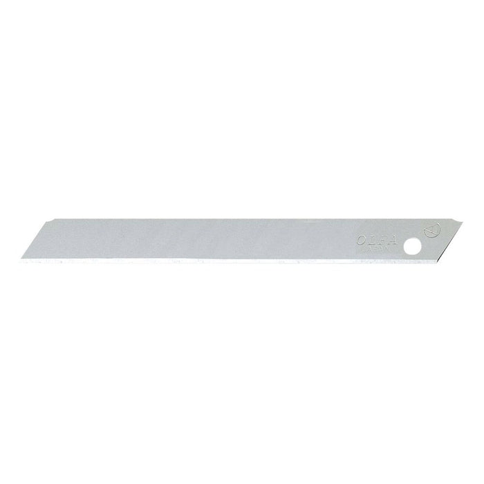 Olfa Pack de 50 cuchillas sólidas 9 mm plateadas