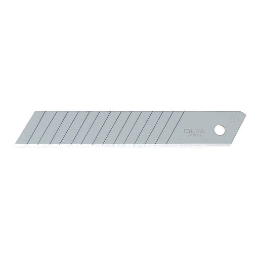 Olfa Pack de 50 cuchillas troceables 18 mm doble segmento plateadas en estuche plástico