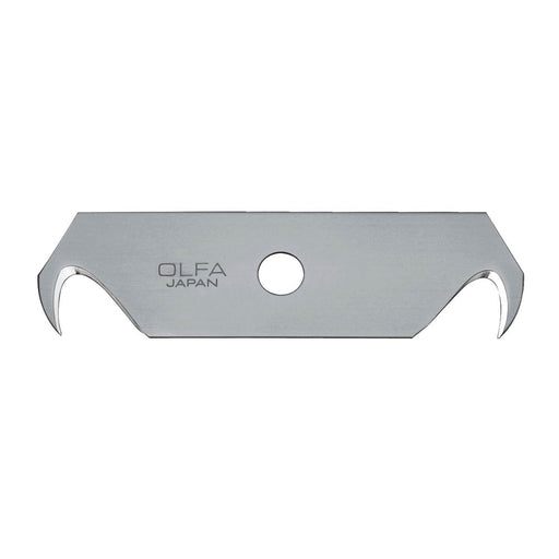 Olfa Pack de 5 cuchillas-gancho 64x17,5x0,4 mm plateadas
