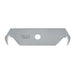 Olfa Pack de 5 cuchillas-gancho 64x17,5x0,4 mm plateadas