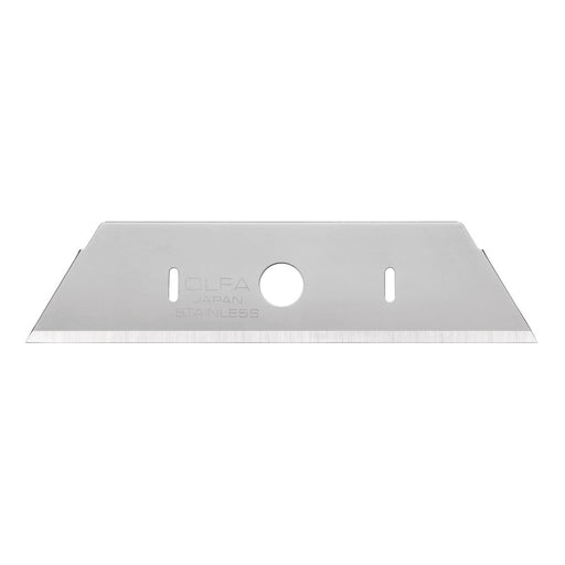 Olfa Pack de 10 cuchillas trapezoidales 17,5 mm de acero inoxidable