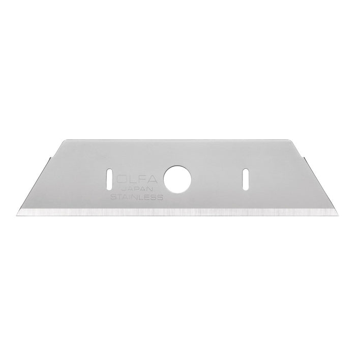 Olfa Pack de 10 cuchillas trapezoidales 17,5 mm de acero inoxidable